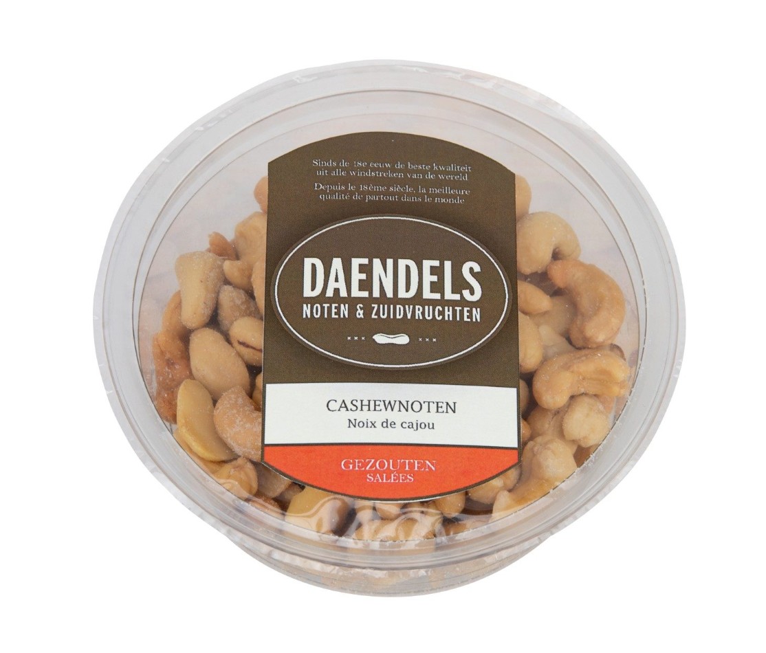 Daendels Cashewnoten Gezouten 150gr
